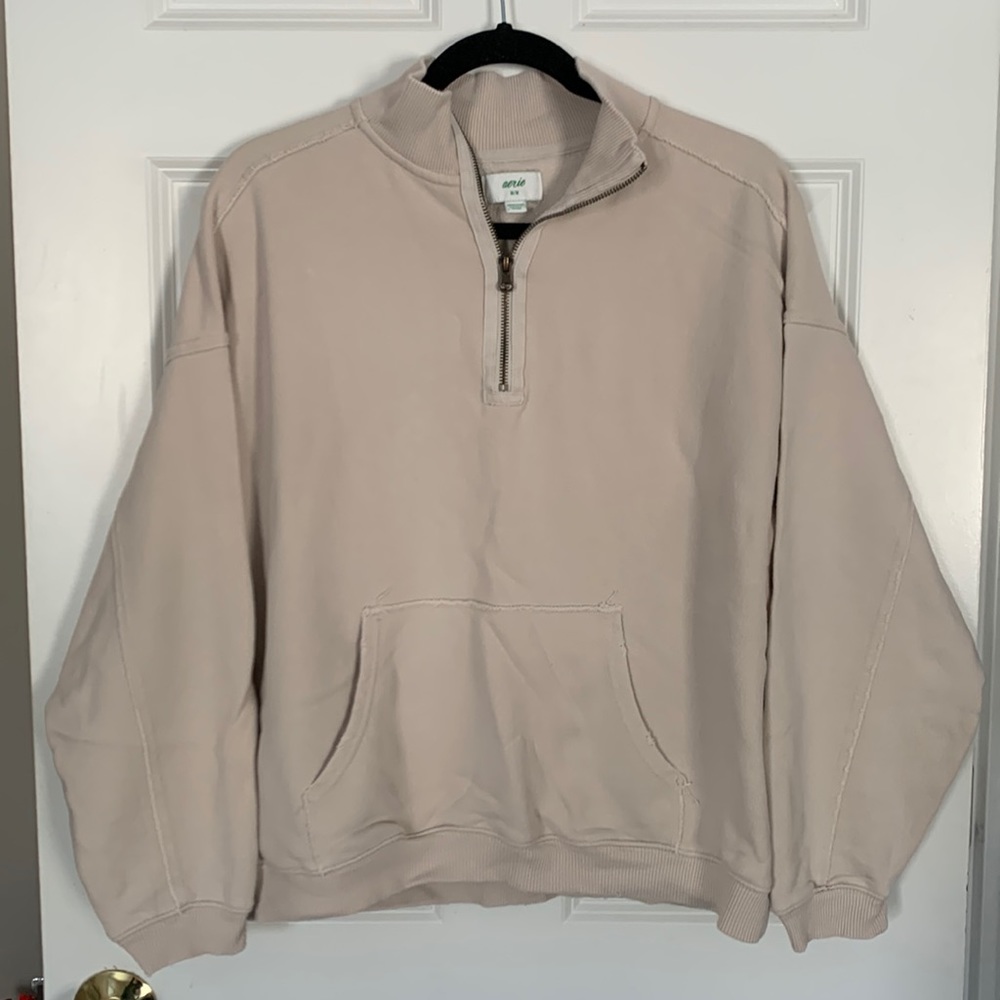 Aerie quarter zip sweater